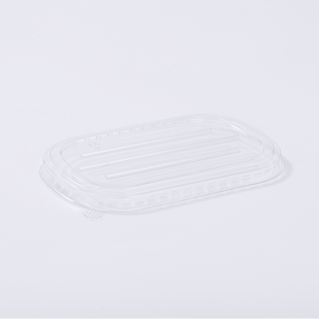 PET Lid for 500ml And 700ml Sugarcane Bagasse Take Out Food Containers