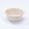 Flat PET Lid for Large Capacity Compostable Bagasse Fiber Bowls 