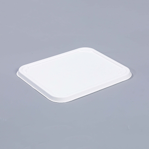 Biodegradable Compostable Sugarcane Lid for 3 Or 4 Compartment Bento Boxes