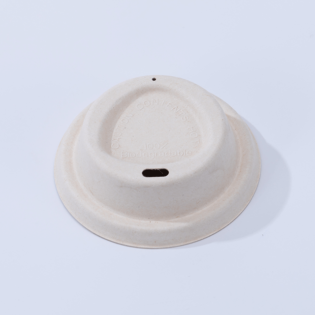 Compostable Bagasse Coffee Cup Lids