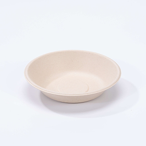 460ml 6 Inch Disposable Biodegradable Compostable Sugarcane Fiber Bowl 