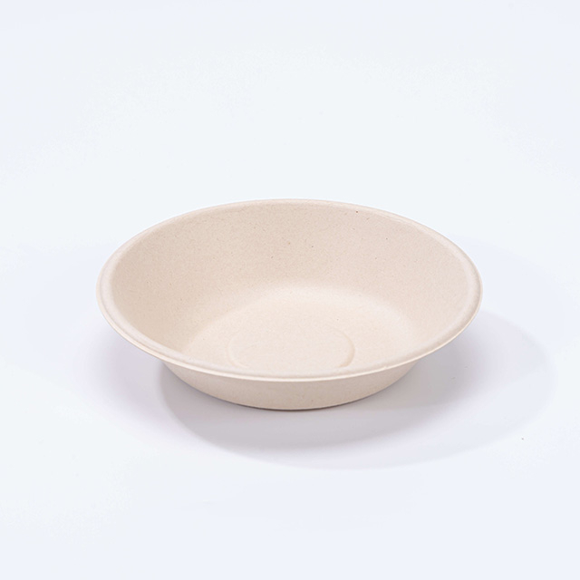 460ml 6 Inch Disposable Biodegradable Compostable Sugarcane Fiber Bowl 