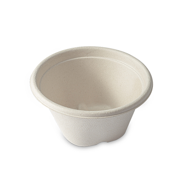 12oz Ø4.96"xH2.56" Compostable Sugarcane Bowl