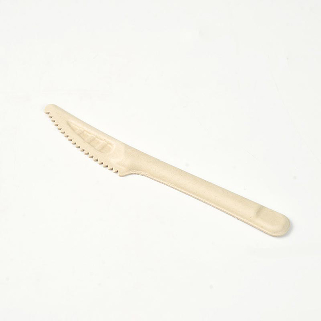 Biodegradable Compostable Sugarcane Fiber Knife