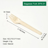 Disposable Biodegradable Sugarcane Pulp Fork