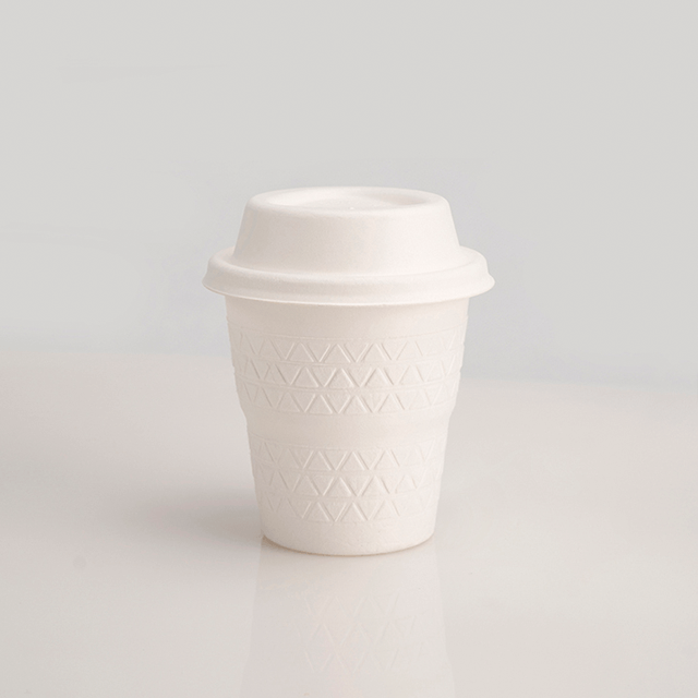 Compostable Bagasse Coffee Cup Lids