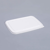 11.06"x8.27"xH1.77" 6 Compartment Disposable Biodegradable Compostable Sugarcane Fiber To Go Tray with Lid