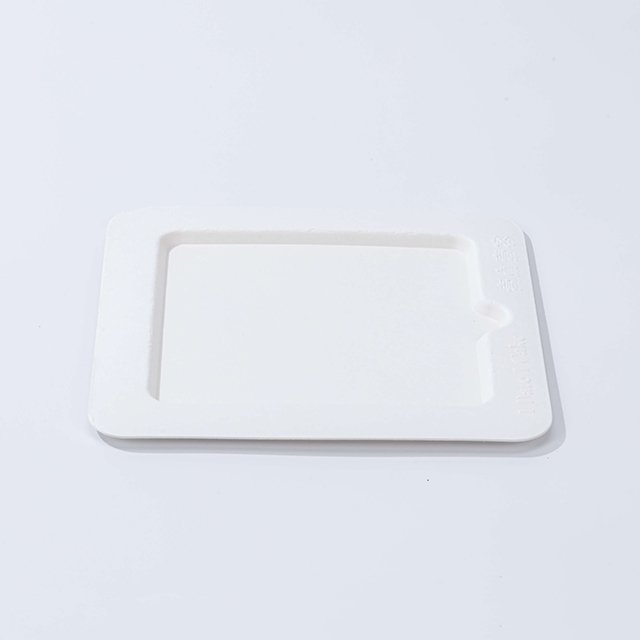 Durable Eco Friendly Compostable Bagasse Pulp Cocktail Square Plates