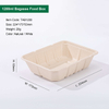 Sugarcane Pulp Lid for 1200ml And 1500ml Bagasse Pulp Takeaway Food Boxes