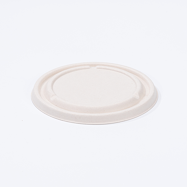 Biodegradable Compostable Bagasse Fiber Lid for Sturdy Bagasse Bowls