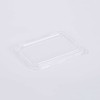 PET Lid for Compostable Sugarcane Bagasse Take Out Food Boxes