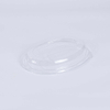 9.49"x6.85"xH1.57" PET Lid for 26oz Biodegradable Compostable Sugarcane Pulp Oval Bowl 