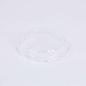 Ø7.17"xH1.3" PET Lid for 850ml Biodegradable Compostable Bagasse Bowl 