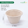 PET Lid for Sturdy Bagasse Bowls 