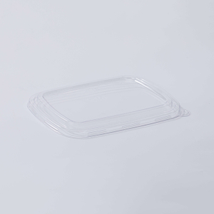 PET Lid for Rectangle Compostable Sugarcane Takeaway Food Box