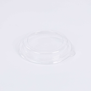 Ø5.59"xH1.06" PET Lid for 350ml Compostable Bagasse Fiber Bowl 