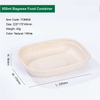 Disposable Compostable Bagasse Fiber To Go Food Boxes with Lid