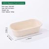 Sugarcane Pulp Lid for 850ml And 1000ml Bagasse To Go Food Containers