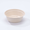 850ml Ø6.97"xH2.6" Biodegradable Compostable Bagasse Bowl with Lid