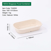  Disposable Compostable Sugarcane Pulp Take Out Food Containers with Lid