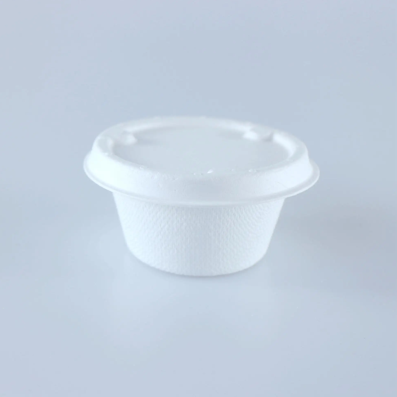 2oz Compostabe Fiber Sauce Cup with Lid