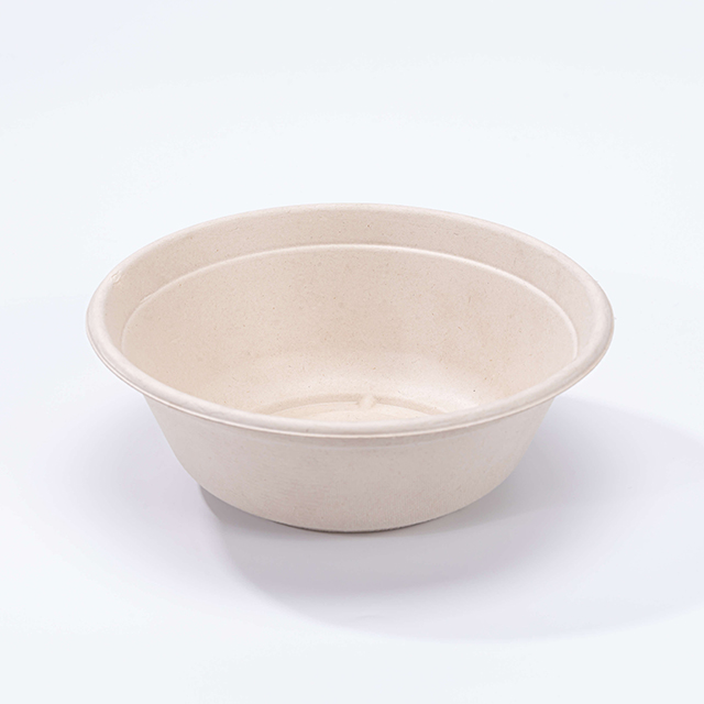 Flat PET Lid for Large Capacity Compostable Bagasse Fiber Bowls 