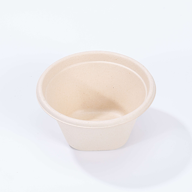 12oz Ø4.96"xH2.56" Compostable Sugarcane Bowl