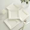 Disposable Biodegradable Compostable Sugarcane Fiber Square Plates