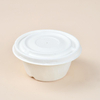 12oz Biodegradable Bagasse Fiber To Go Soup Cup with Lid