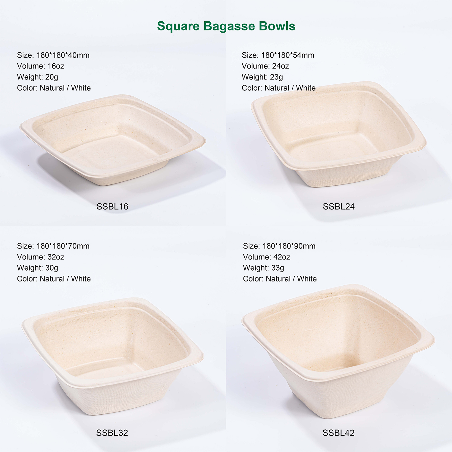 Square Bowls